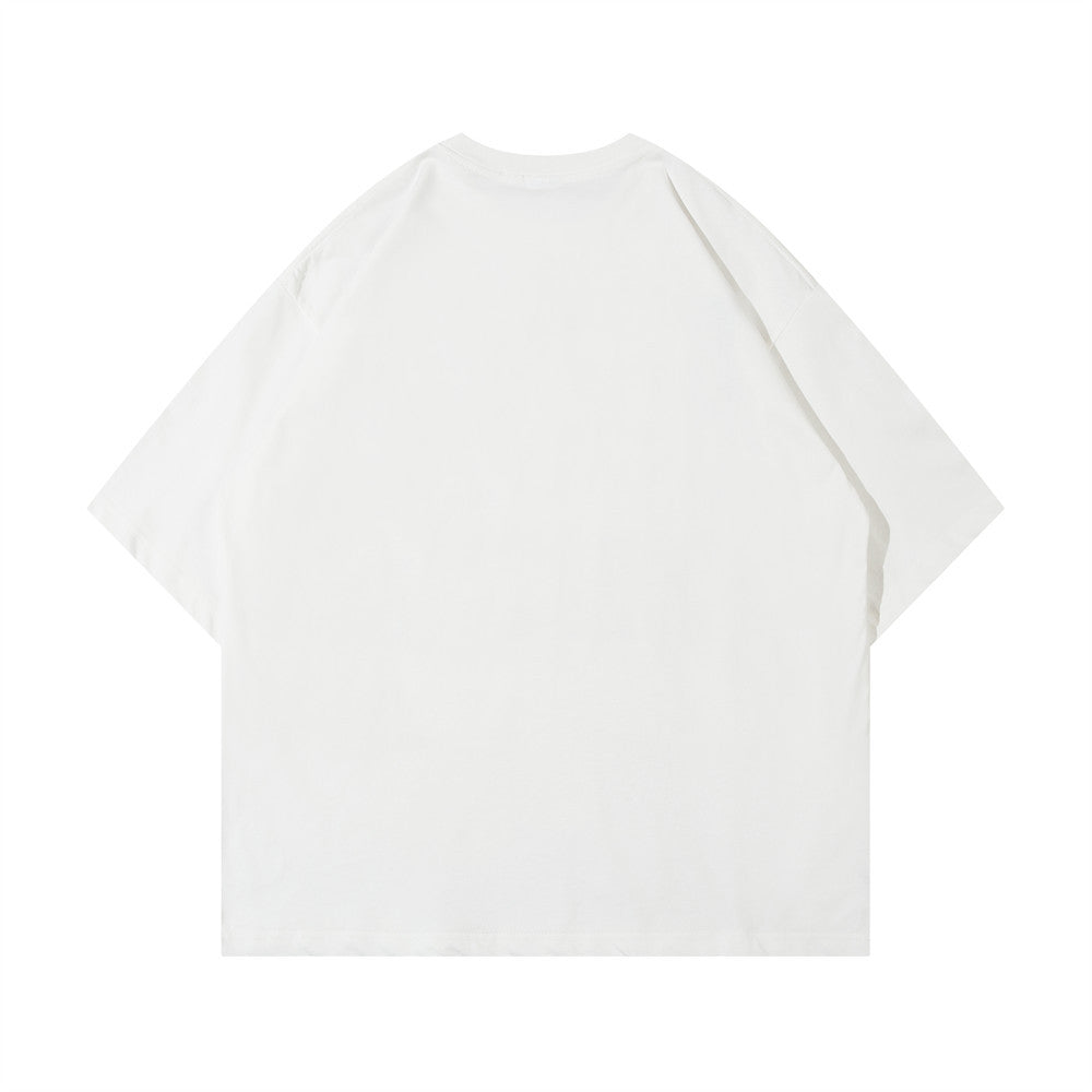 Niche High Street Embroidered Letter Short Sleeve